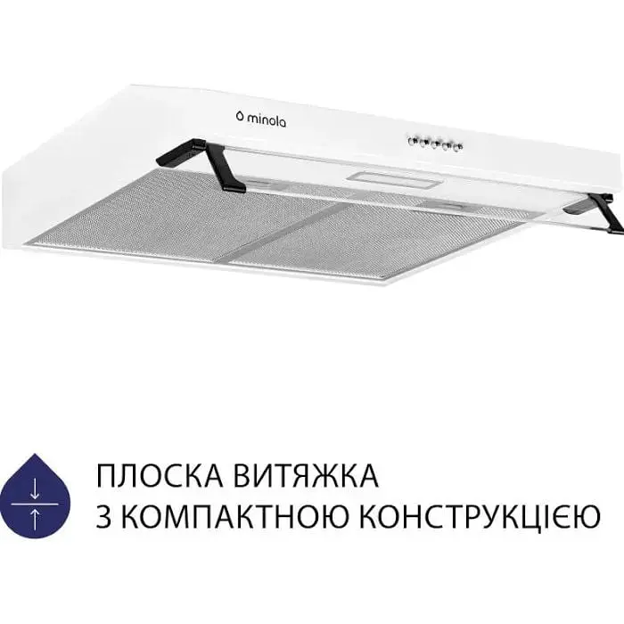 Витяжка пласка Minola HPL 617 WH - фото 2
