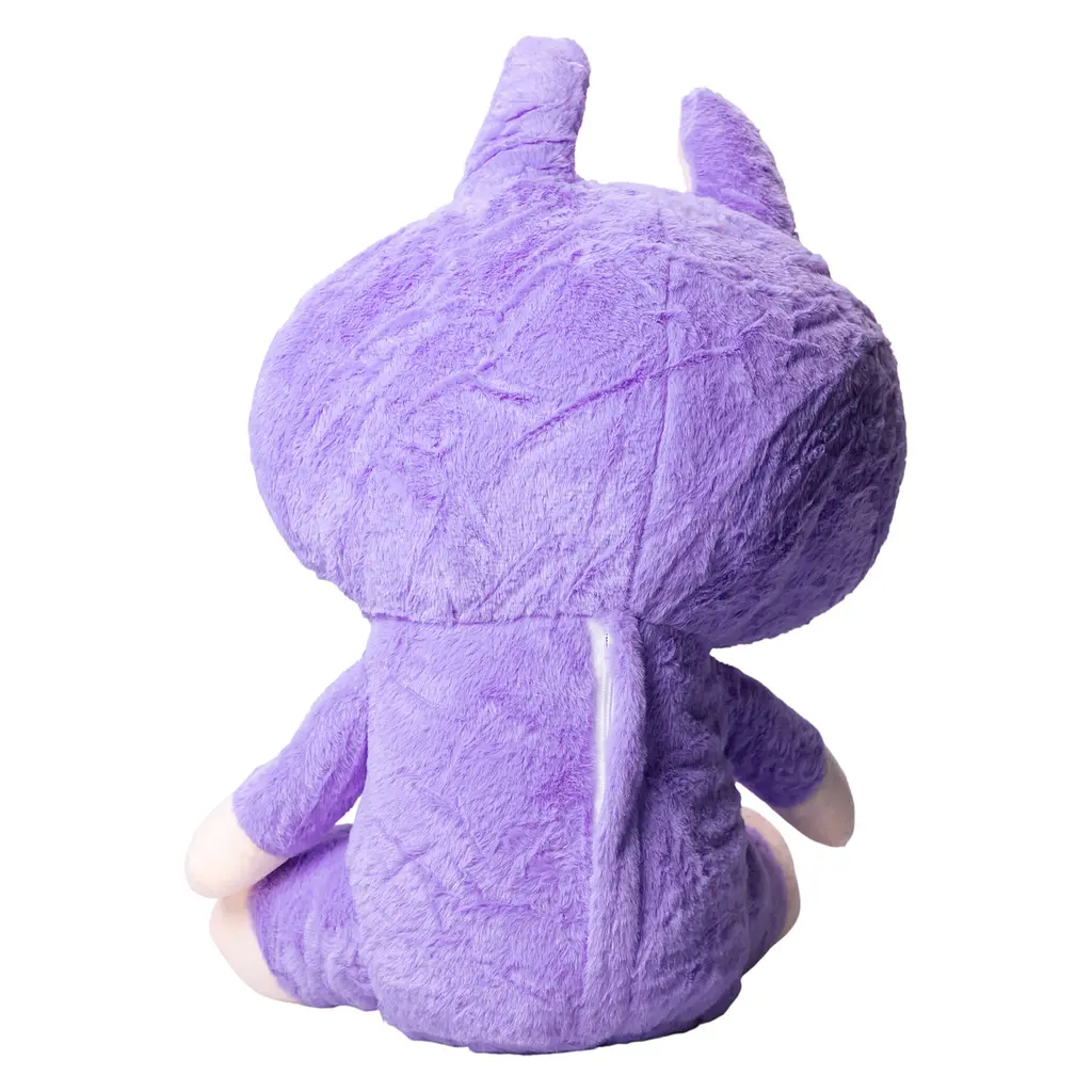 Мягкая игрушка-плед и подушка 3 в 1 Лабубу 50 см Сиреневый Colorful Home LAB2V - фото 6