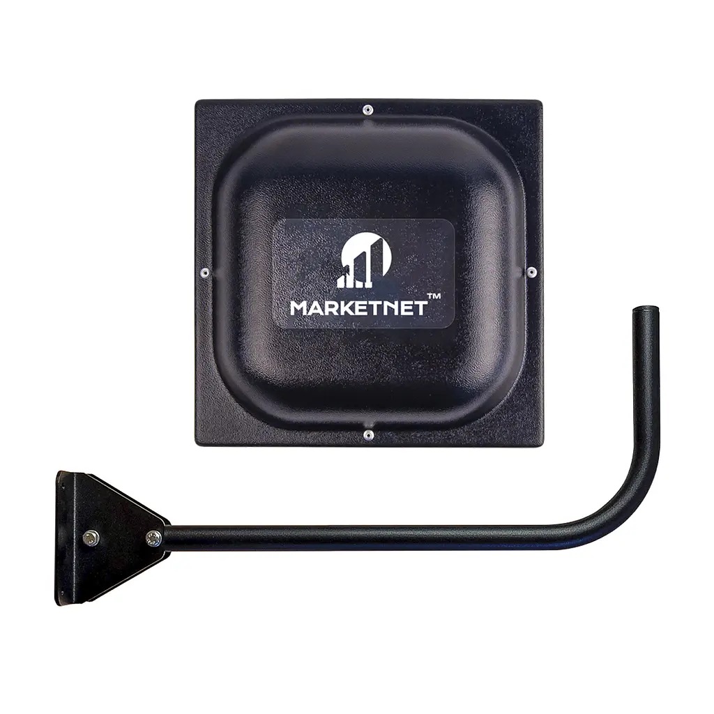 Комплект 4G антена панельна MARKETNET T800 MIMO потужністю 2 х 18 dBi дії 900/1800/2100/2600 МГц + Кронштейн Г-подібний