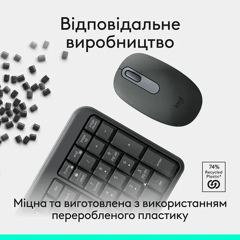 Комплект клавіатура та миша Logitech MK250 920-013823 - фото 6