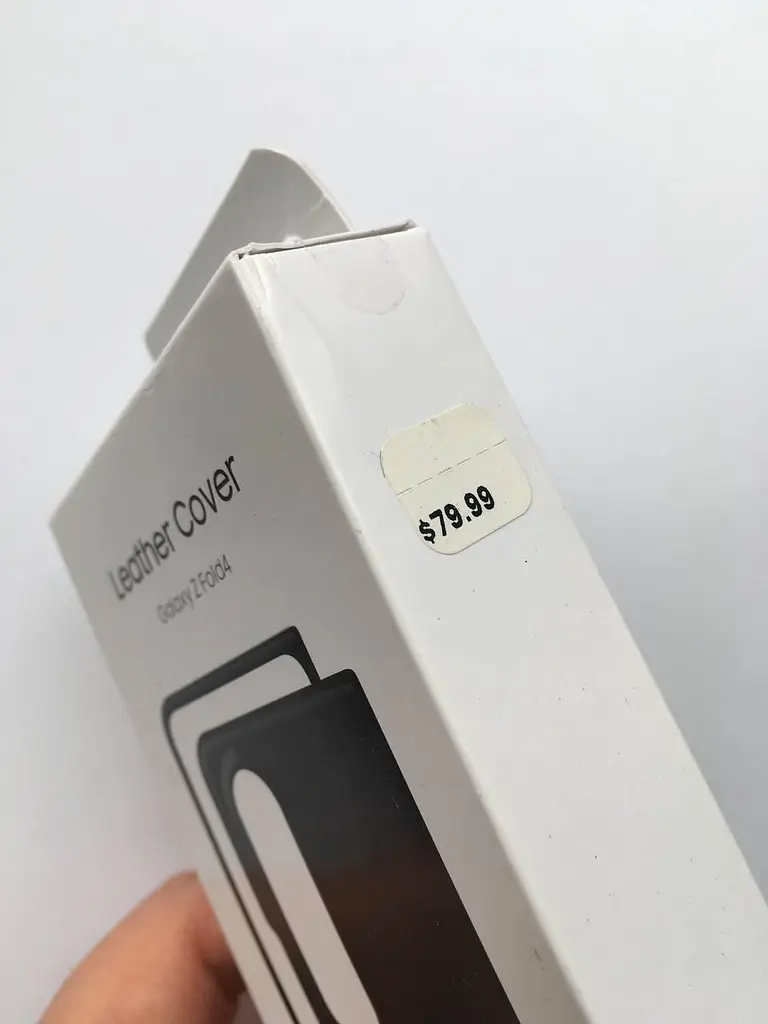 Оригінальний шкіряний чохол Samsung Galaxy Z Fold4 Leather Cover Black EF-VF936LBEGUA F936 - фото 3