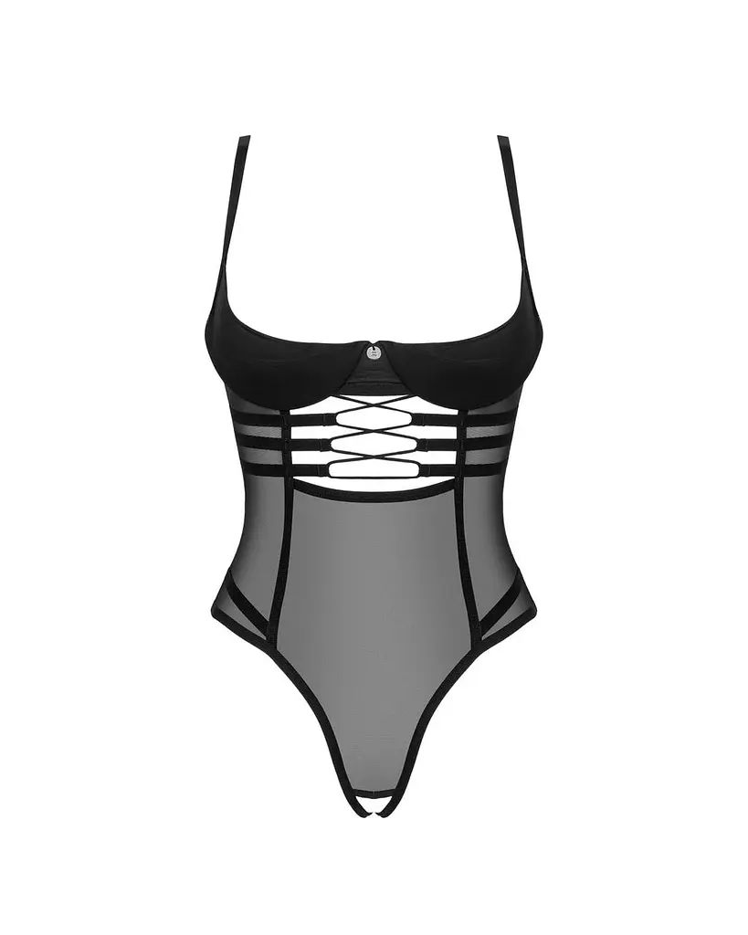 Боди Obsessive Roxelia crotchless teddy XS/S - фото 3