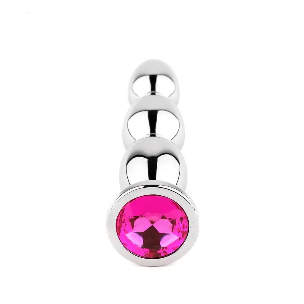 Анальна пробка B - Series HeavyFun Jewellery № 1, 13.5 см (сріблястий) - фото 5