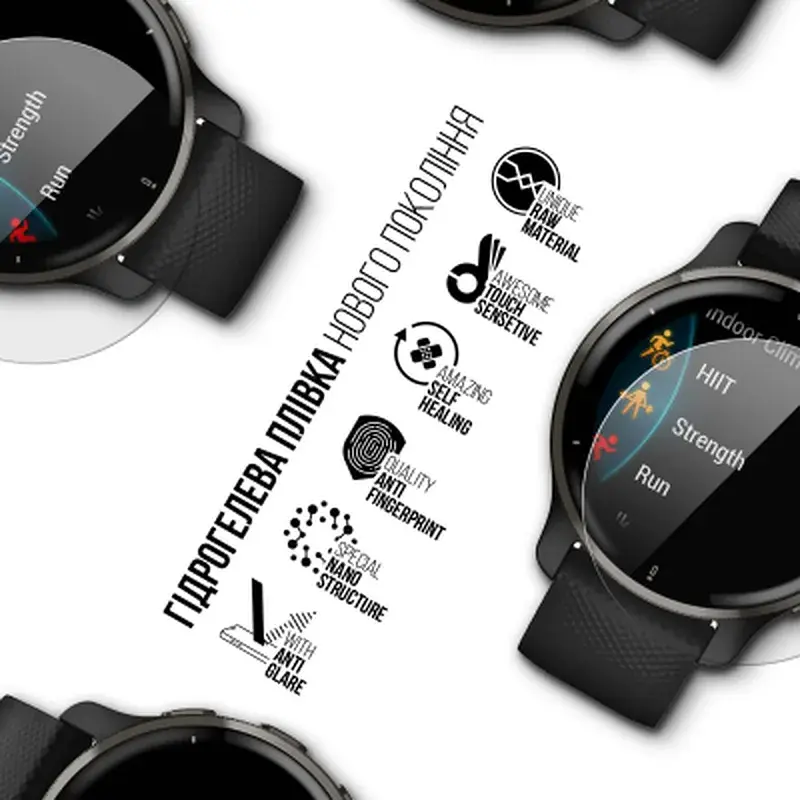 Плівка захисна Armorstandart Matte hydrogel Garmin Venu 2 Plus 6 pcs (ARM92029) - фото 2
