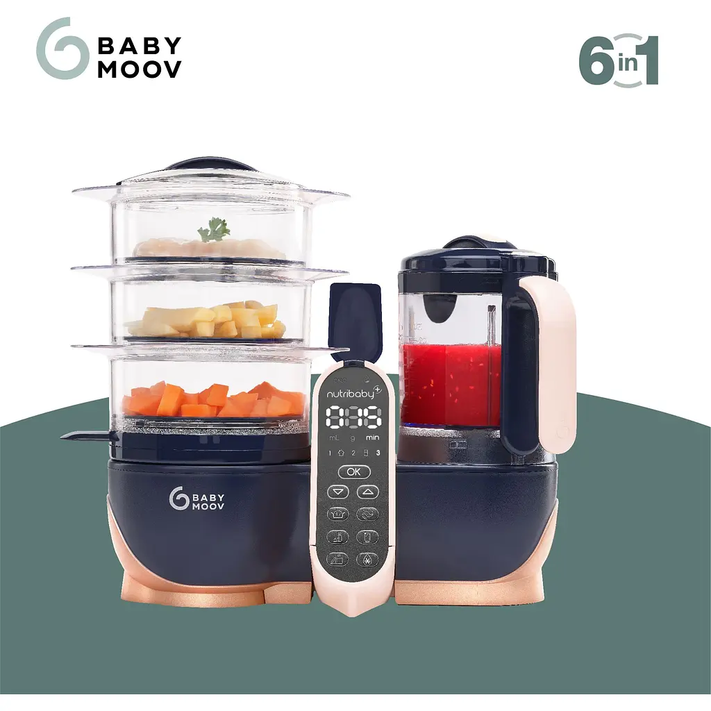 Пароварка-блендер Babymoov Nutribaby XL синий (A001127) - фото 10