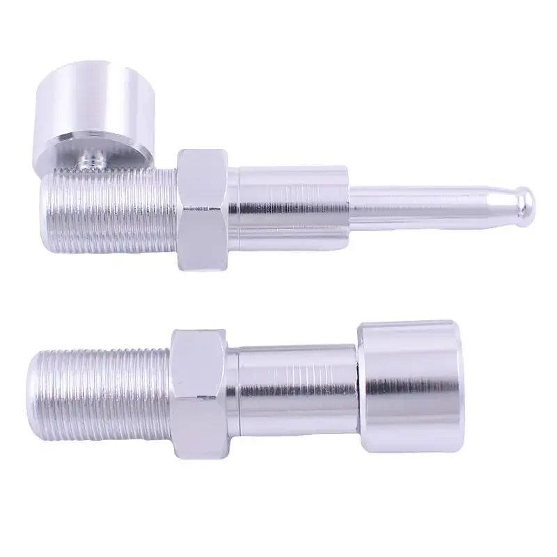 Трубка курильна металева болт №4684 Silver (15664) - фото 2