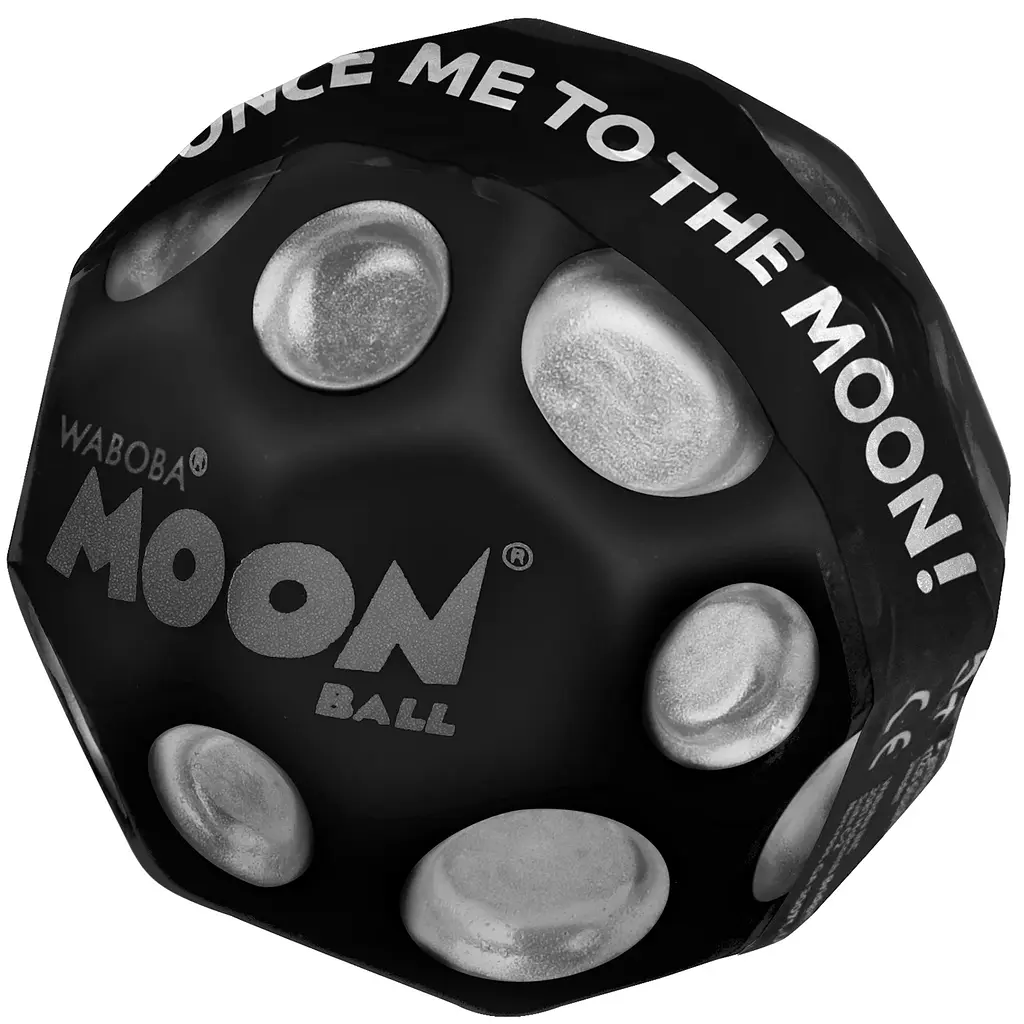 Мяч Waboba Dark Side of Moon 6.3 см черно-серебристый (2986096052995) - фото 2