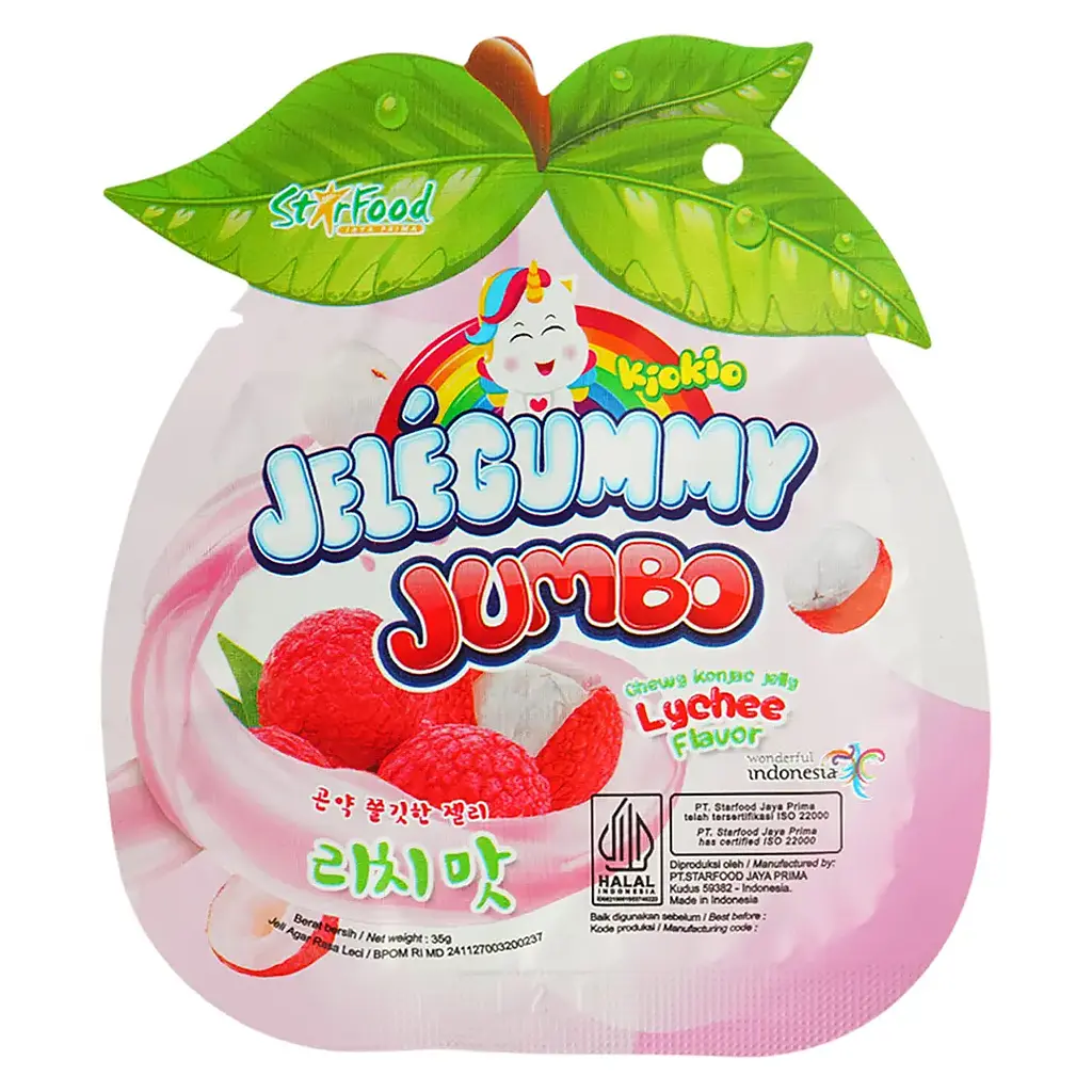Желейки KioKio Jumbo Lychee 35 г (8997011281431)