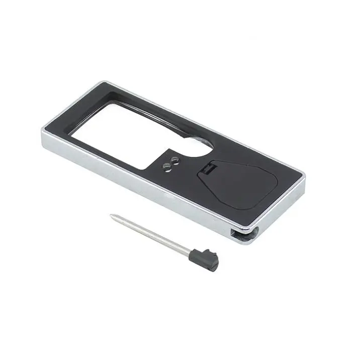 Лупа карманная Magnifier TH-7007 с подсветкой, увеличением 3X и 10X, ультрафиолетом и чехлом - фото 3