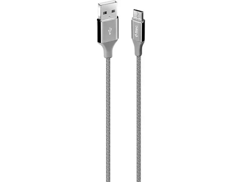 Кабель Ttec USB-microUSB AlumiCable 1.2m Space Gray (2DK11UG) - фото 5