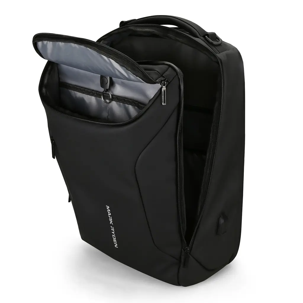 Рюкзак городской Mark Ryden 9031Y с отсеком для ноутбука 17,3" и USB 26л Black (16249) - фото 5