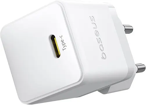 Зарядний пристрій Baseus Palm Fast Charger 1C 30W EU moon white (P10111605213-00) - фото 5