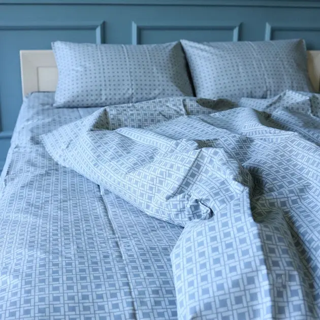 Наволочка MirSon Ranforce Elite Subtle Grid 50 x 70 см (2200013516668) - фото 4