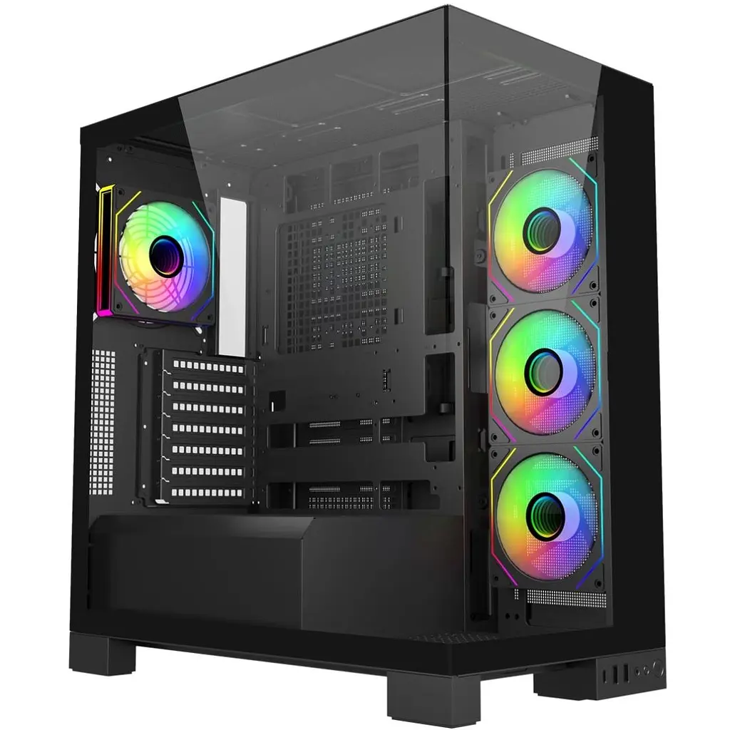 Корпус FSP M540-BA без БЖ ATX Black (M540-BA) - фото 3