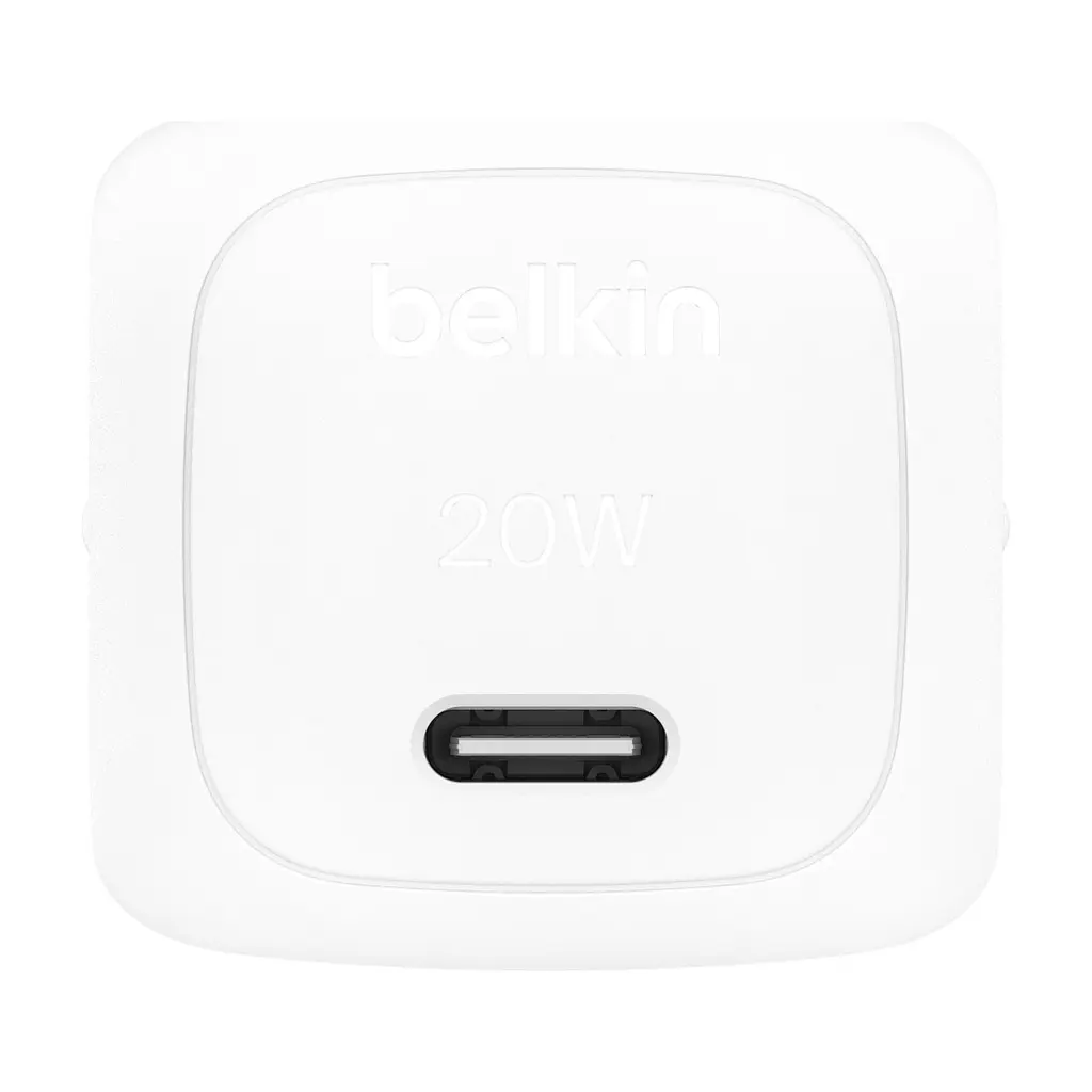 Зарядний пристрій Belkin USB-C PD20W PPS white (WCA009KQWH) - фото 4