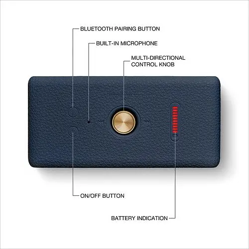 Акустика Marshall Emberton III Midnight Blue 20W Original (Підтримка офіційного додатку)(1008137) - фото 2