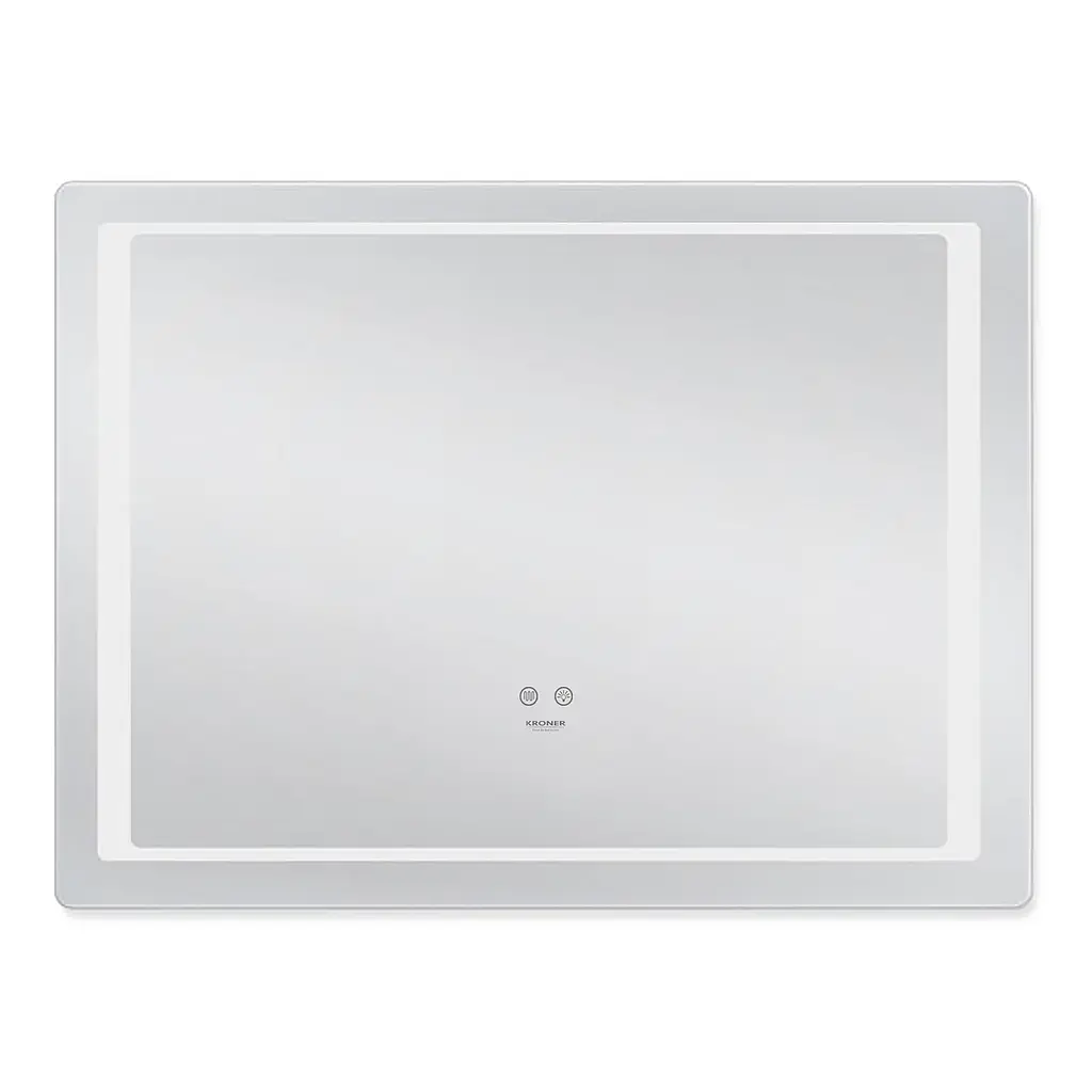 Дзеркало Kroner KRP Spiegel HR2 - 8060 з LED-підсвічуванням та антизапітнінням CV030033, Білий - фото 3