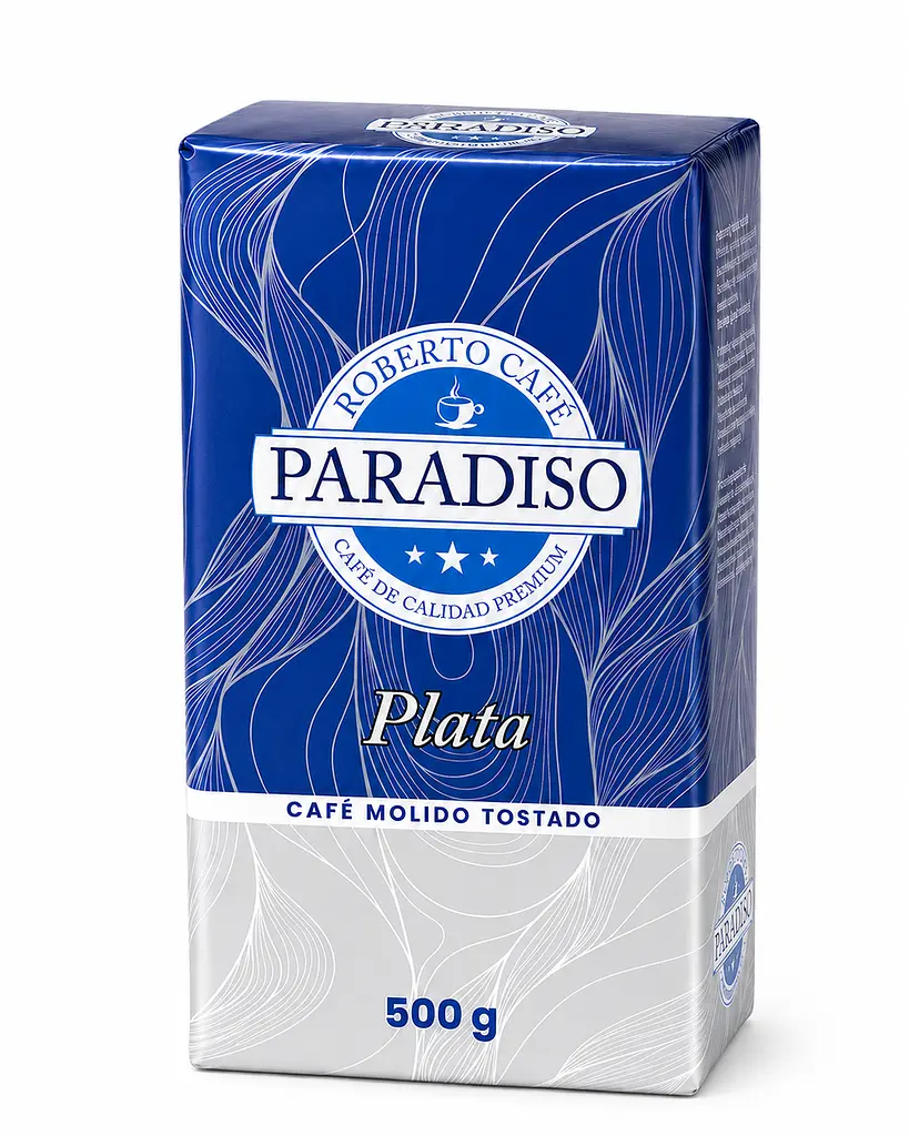 Кава мелена Paradiso Plata 500 г натуральна середнього обсмаження