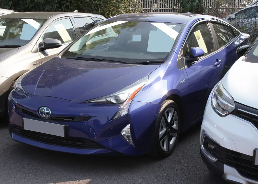 Дефлектори вікон ветровики для Toyota Prius 2016- (Auto Clover) AC D756 - фото 5