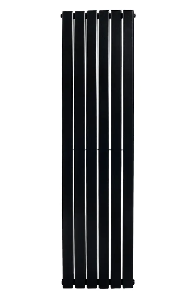 Вертикальний дизайнерський радіатор опалення Arttidesign Livorno II 6/2000/408/50 чорний матовий - фото 4