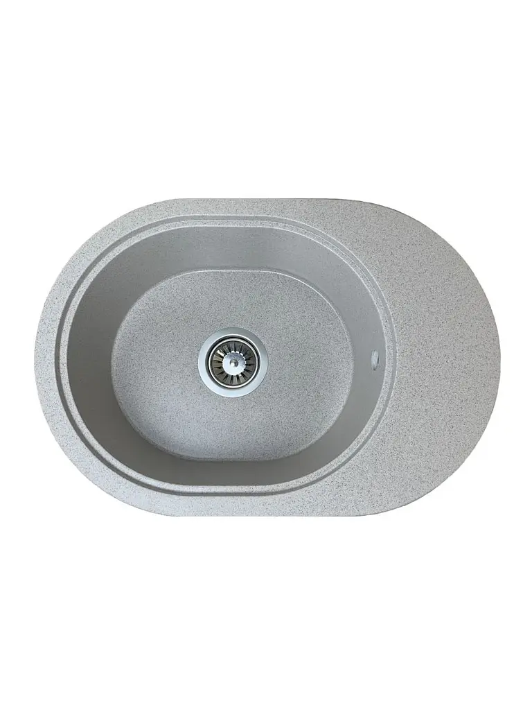 Кухонна мийка Adamant OVALE terra 610x420x180 мм, з крилом 61 см - фото 5