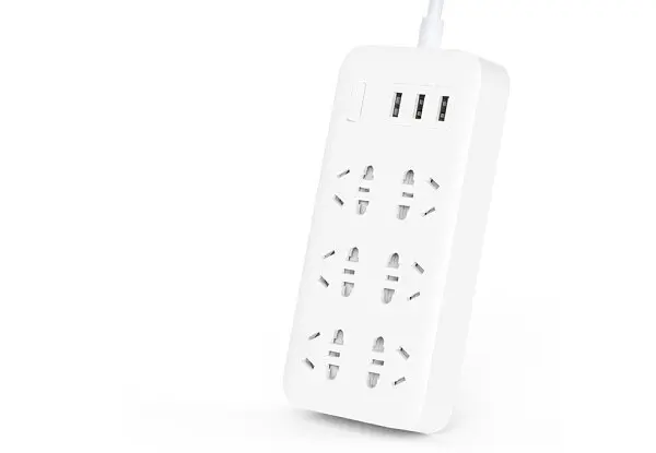 Мережевий фільтр-подовжувач XiaomiXiaomi Power Strip (6 розеток + 3 USB port) White (CX86-1QM) (NRB4025CN) - фото 3