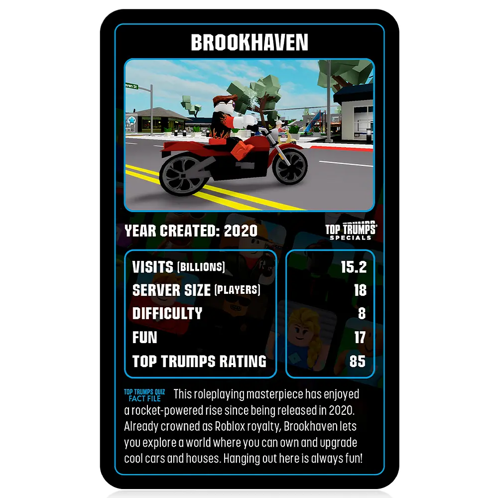 Настольная игра Winning Moves Roblox The Independent and Unofficial Guide Top Trumps - фото 3