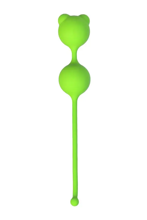 Вагинальные шарики A-Toys Pleasure Balls, 16.4 см, зеленый - фото 2