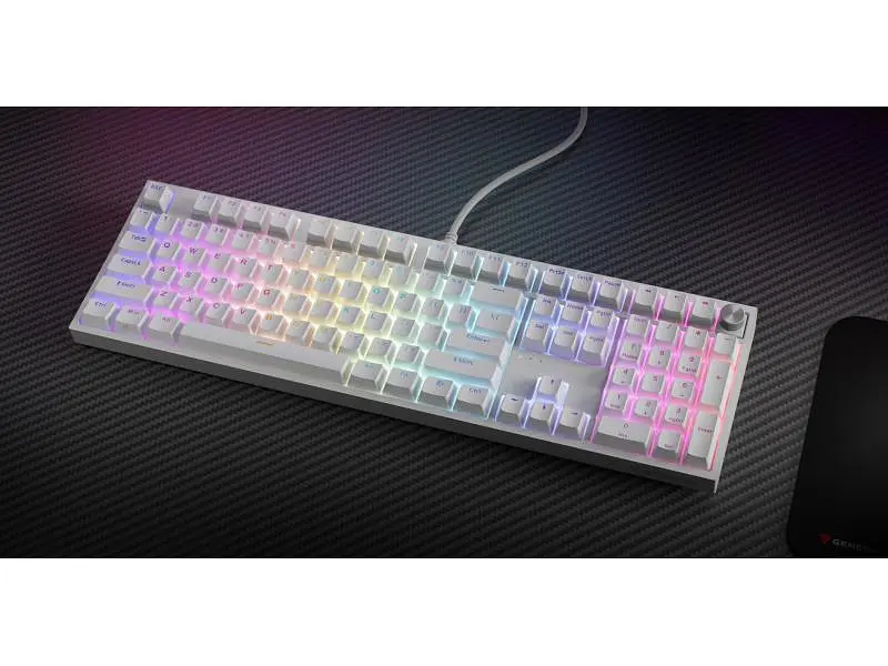 Клавіатура Genesis Thor 404 RGB Outemu Peach Silent White (NKG-2300) - фото 8
