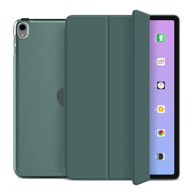 Чохол до планшета BeCover Tri Fold Hard Apple iPad mini 6 2021 Dark Green (706854) - фото 2