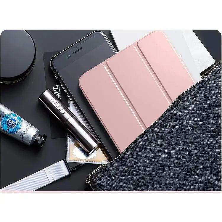Чохол-книжка BeCover Tri Fold Hard для Apple iPad Mini 7 2024 Rose Gold (712456) - фото 5