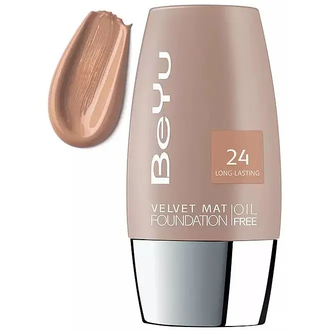 Тональний крем BeYu Velvet з матуючим ефектом відтінок 24 (Apricot Peach) 30 мл - фото 2