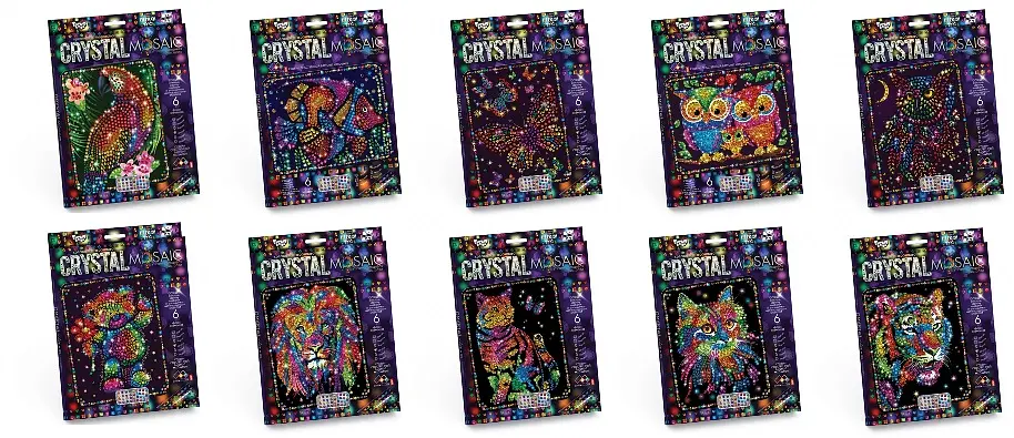 Набор креативной творчества Crystal Mosaic, Danko Toys - фото 2