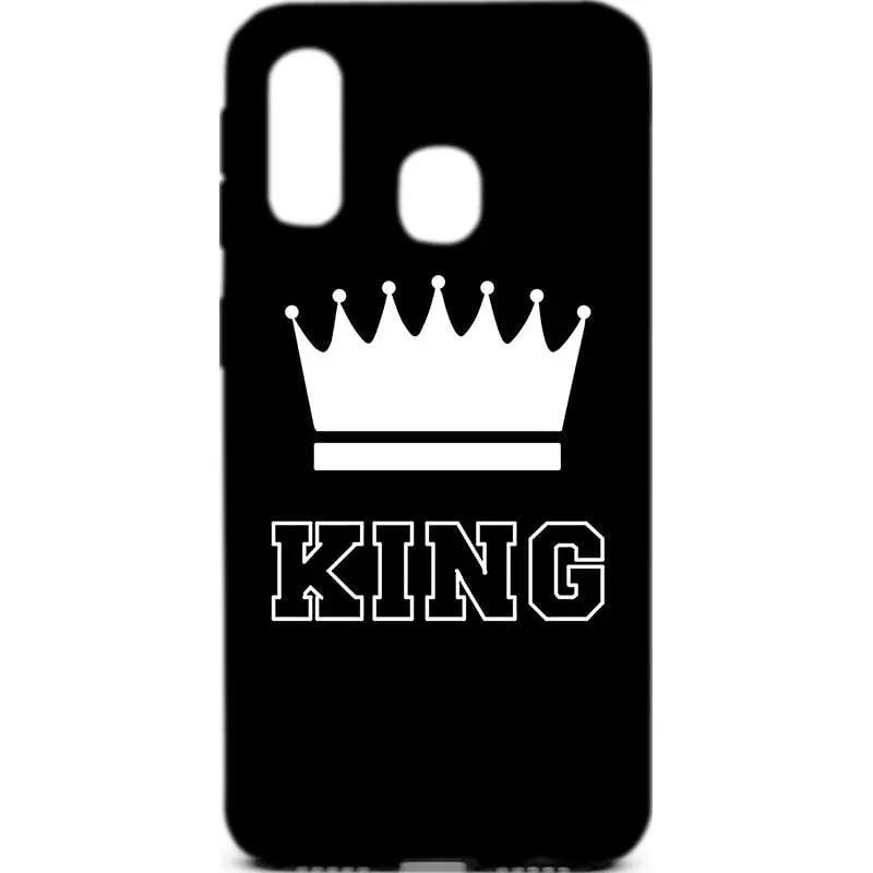 Чохол-накладка Toto Cartoon Soft Silicone TPU Case Samsung Galaxy A40 King Black