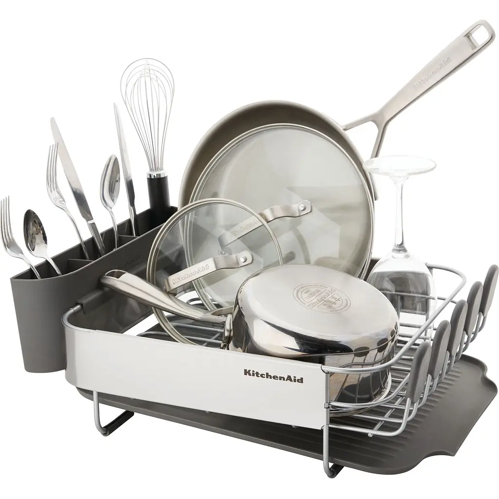 Подставка для сушки посуды KitchenAid Sinkware серая (KEG895BXCGA) - фото 6