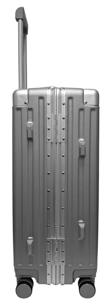 Валіза середня M Madisson Snowball 66503 M 64x43x26 см 100% полікарбонат на клямках Срібна - фото 6