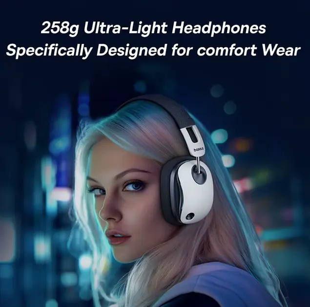 Навушники Baseus GoPlay 1 Max GaXiaoming Wired Headphones A00181002213-00 White - фото 7