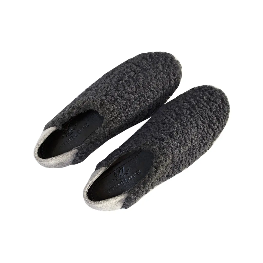 Тапочки домашние Penelope - Teddy anthracite антрацит 41 - фото 3