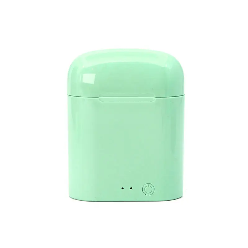 Бездротові навушники i7 Mini TWS Bluetooth гарнітура з боксом для заряджання Green (19865) - фото 2