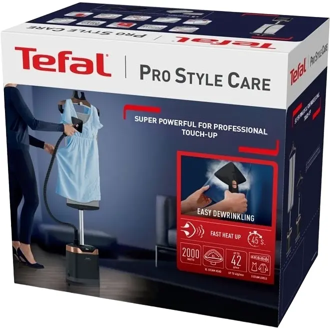 Отпариватель Tefal Pro Style Care 2000 Вт черно-золотой (IT8480E1) - фото 4