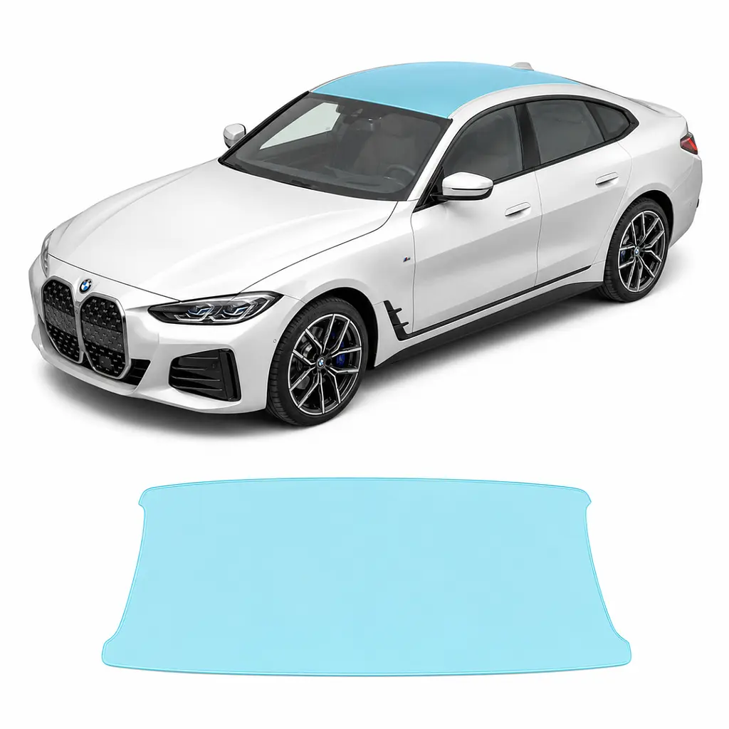 Антигравійна захисна бронеплівка за лекалами для BMW 4 Series Gran Coupe G26 2021- зона даху