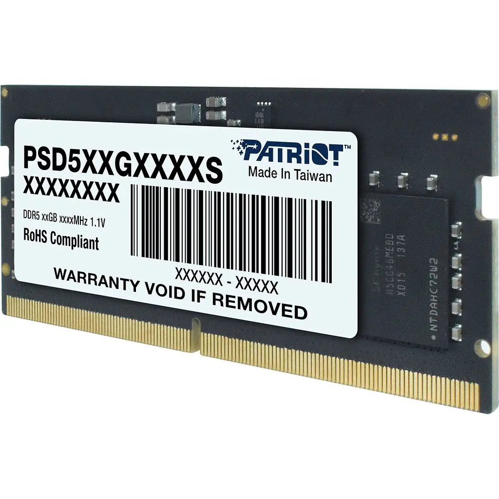 Модуль пам'яті SO-DIMM DDR5 Patriot Signature Line 32 ГБ 4800 МГц (PSD532G48002S) [175575] - фото 3