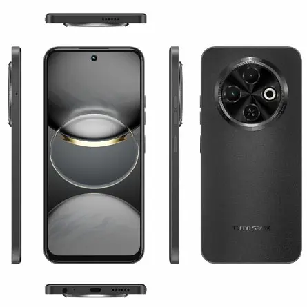 Смартфон Tecno Spark 30C KL5n 6/128GB Orbit Black (4894947051753) (UA UCRF) - фото 3