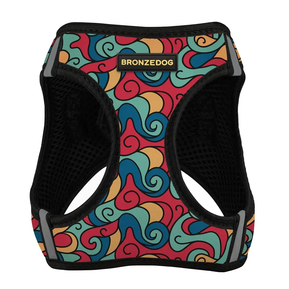 Шлея для собак Bronzedog Sport Vest Витраж S 20х16х3 см - фото 2