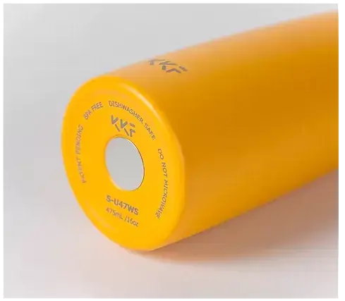 Термос Kiss Kiss Fish Kiss Kiss Fish Fish KKF Vacuum Cup S-U47WS 475 мл, Yellow - фото 4