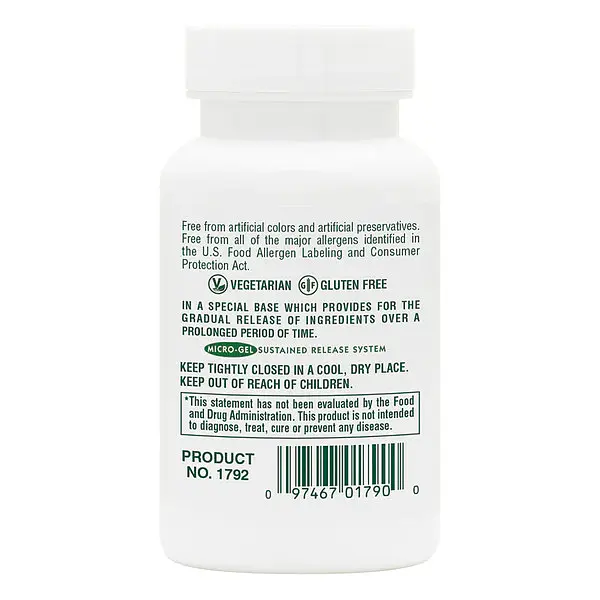 Витамины и минералы Natures Plus Biotin and Folate 30 таблеток - фото 3