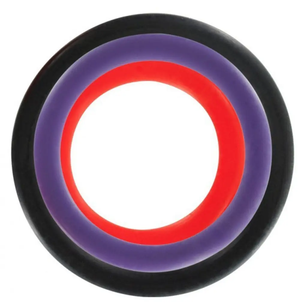 Ерекційне кільце Toy Joy Triple G-Ring Set 3 шт. мульти - фото 3