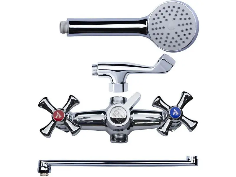 Смеситель для ванны с длинным изливом Aquatica PL-2C255C - фото 4