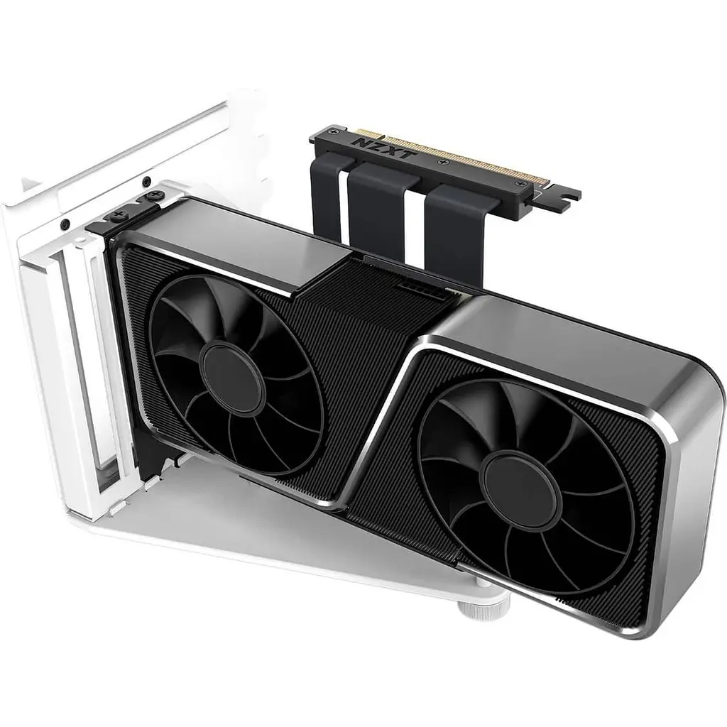 Подставка для видеокарты NZXT Vertical GPU Mounting Kit - White (AB-RH175-W1) - фото 5