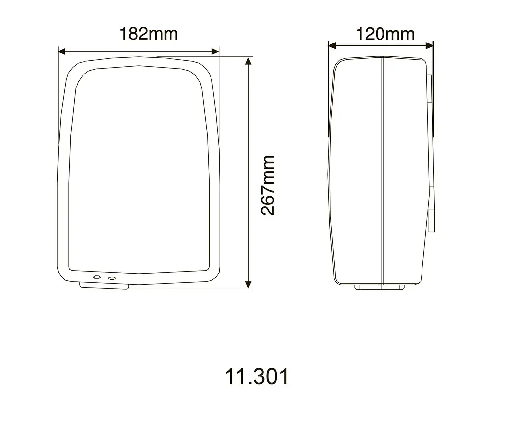 Сушарка для рук Hotec 11.301 ABS White - фото 4